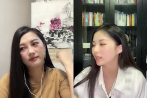 你认同吗❓️美女主播梦鸽：国足上半场踢得多好啊