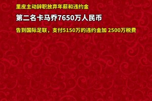 真的太多了！国足历任主帅违约金排行！